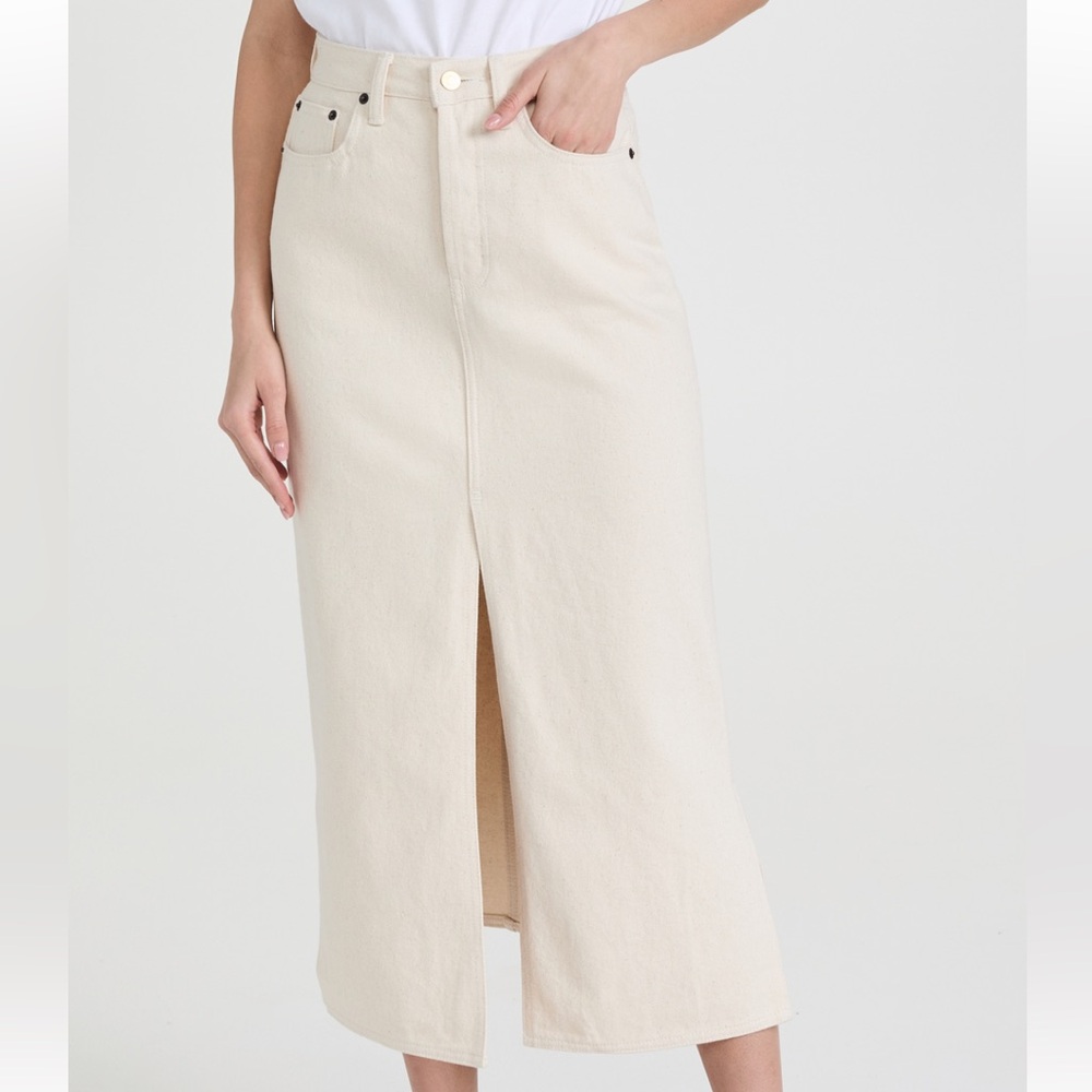 Still Here Panama Denim Skirt